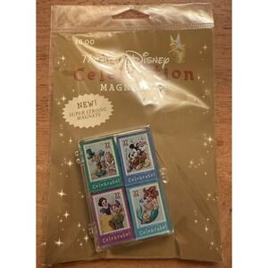 Disney‎ USPS The Art Of Disney Celebration 37 Cent Stamp Magnet Set New